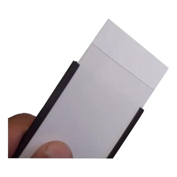 Magnetická lišta, držiak regálových štítkov, typ C – 80×500 mm, balenie 20 ks