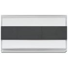 Magnetická lišta, držiak regálových štítkov, typ V – 38×200 mm, balenie 50 ks