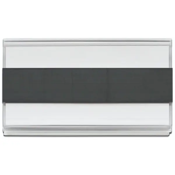 Magnetická lišta, držiak regálových štítkov, typ V – 54×100 mm, balenie 100 ks