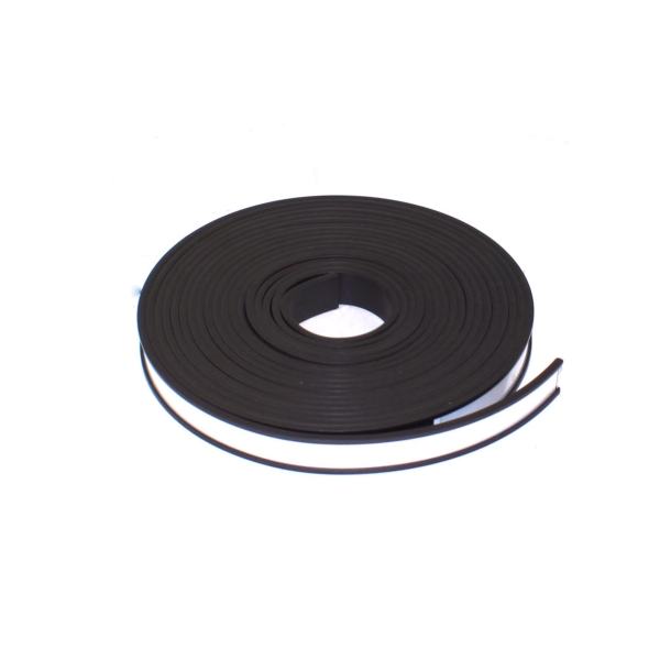 Magnetická lišta – rolka, držiak regálových štítkov, typ C – 15 mm × 5 m