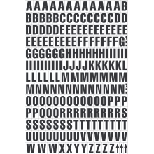 Magnetické písmena – Mix, znak A-Z, výška znakov 23 mm, biely podklad