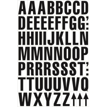 Magnetické písmena – Mix, znak A-Z, výška znakov 43 mm, biely podklad