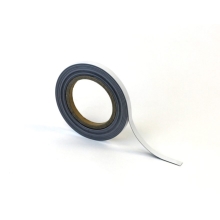 Magnetické prepisovatelné pásky na regály – biela, 10 mm × 10 m