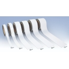 Magnetické prepisovatelné pásky na regály – biela, 20 mm × 10 m