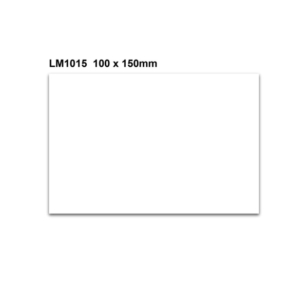 Magnetické přepisovatelné štítky – biela, 100×150 mm, balenie 100 ks