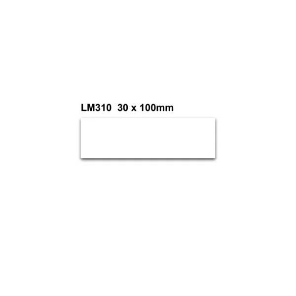 Magnetické přepisovatelné štítky – biela, 30×100 mm, balenie 100 ks