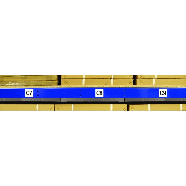 Magnetické značení – 1-2 znaky, biely podklad, 50×50 mm
