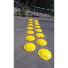 Malý spomaľovací vankúš, retardér 20 km/h, žltý