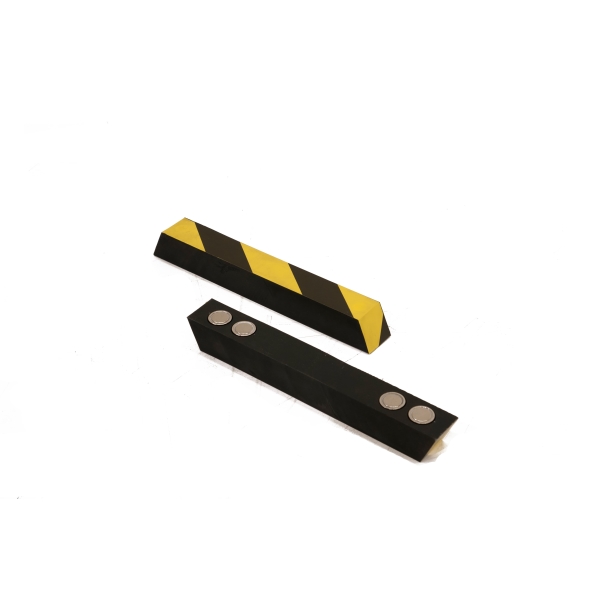 Mobilný magnetický narazník pre manipulačnú techniku Bumper Medium, rovný – 400×50×50 mm