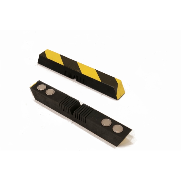 Mobilný magnetický nárazník pre manipulačnú techniku Bumper V, ohebný – 400×50×50 mm
