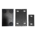 Mobilný magnetický nárazník pre manipulačnú techniku s gumovými štetinami – 150×100×30 mm