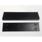 Mobilný magnetický nárazník pre manipulačnú techniku s gumovými štetinami – 420×120×50 mm