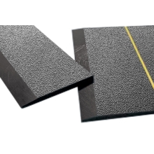 Nábehová lišta StandardRecycled z recyklovaného PVC – 500×100×3-6 mm, zdrsnený povrch, antracit