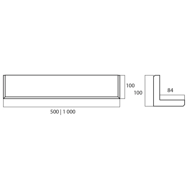 Nárazník CornerProtec Premium – dĺžka 1000 mm