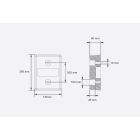 Nárazník pre ochranu nakládacích ramp a vozidiel – 395×147×80 mm
