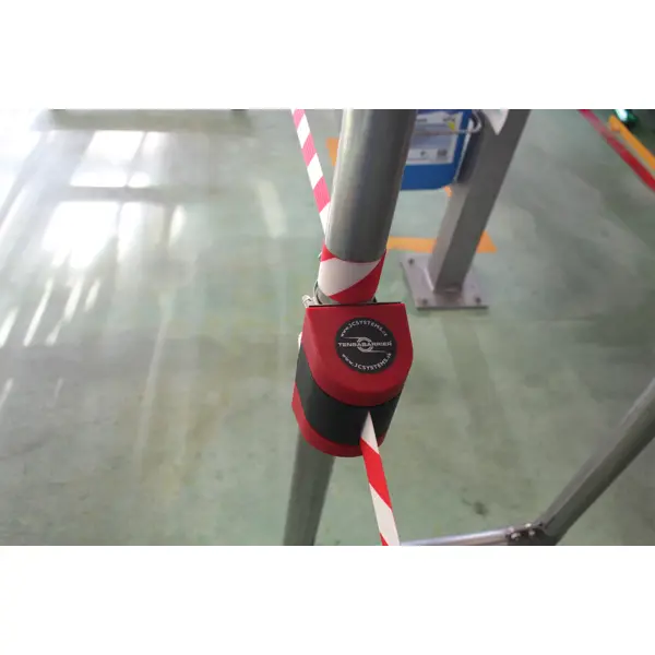 Nástenná kazeta MIDI, červeno-čierna – červeno-biele pásmo 4,6 m