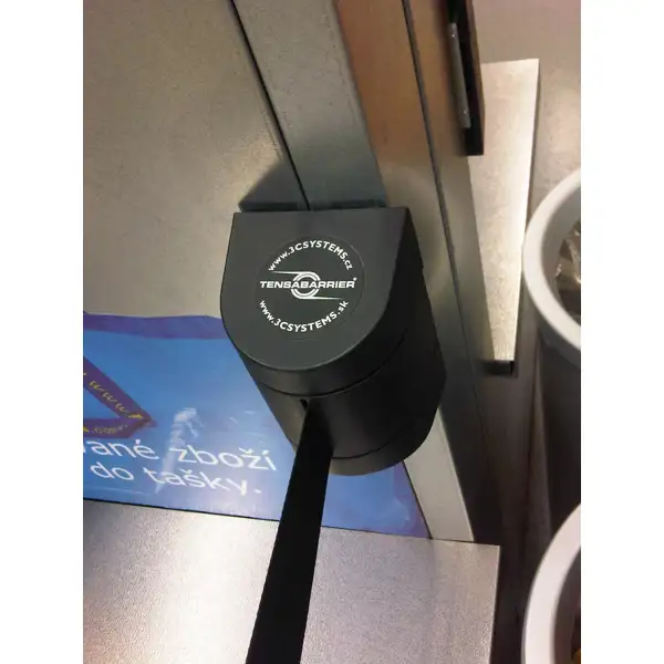 Nástenná kazeta MIDI, čierna – žlto-čierne pásmo 4,6 m