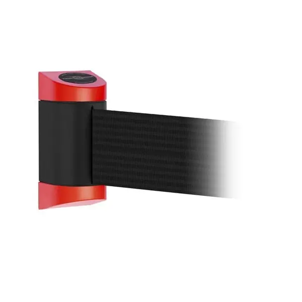 Nástenná kazeta MIDI Plus, červeno-čierna – čierne pásmo 2 m (š. 150 mm)