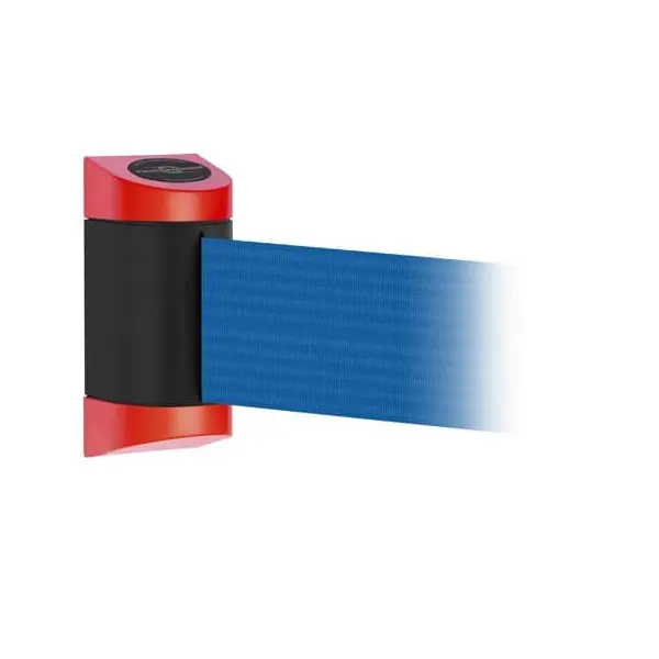 Nástenná kazeta MIDI Plus, červeno-čierna – modré pásmo 2 m (š. 150 mm)