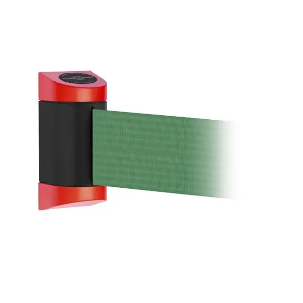 Nástenná kazeta MIDI Plus, červeno-čierna – zelené pásmo 2 m (š. 150 mm)