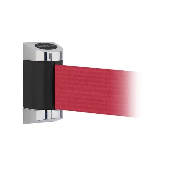 Nástenná kazeta MIDI Plus, chrómový kryt – červené pásmo 2 m (š. 150 mm)