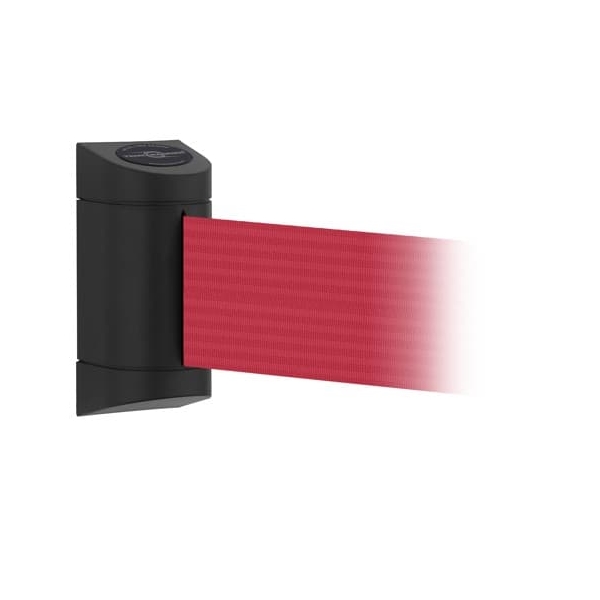 Nástenná kazeta MIDI Plus, čierna – červené pásmo 2 m (š. 150 mm)