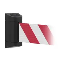 Nástenná kazeta MIDI Plus, čierna – červeno-biele pásmo 2 m (š. 150 mm)