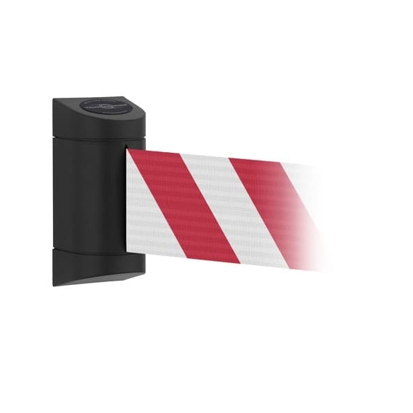 Nástenná kazeta MIDI Plus, čierna – červeno-biele pásmo 2 m (š. 150 mm)