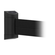 Nástenná kazeta MIDI Plus, čierna – čierne pásmo 2 m (š. 150 mm)