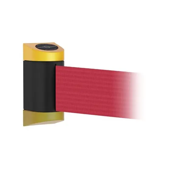 Nástenná kazeta MIDI Plus, žlto-čierna – červené pásmo 2 m (š. 150 mm)