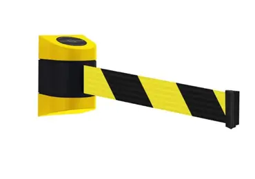 Nástenná kazeta MIDI, žlto-čierna – žlto-čierne pásmo 3,65 m