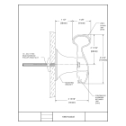 Nástenné madlo Handrail 1000 – PVC-u,farba štandard podľa vzorkovníka, 110 mm × 3,66 m, vrátane 7 nástenných konzol