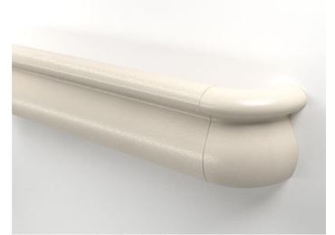 Nástenné madlo Handrail 1000 – PVC farba štandard podľa vzorkovníka, 110 mm × 3,66 m, vrátane 7 nástenných konzol Nástenné madlo Handrail 1000 – PVC farba štandard podľa vzorkovníka, 110 mm × 3,66 m, vrátane 7 nástenných konzol