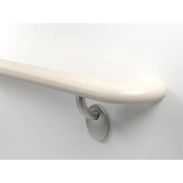 Nástenné madlo Handrail 2000 – PVC farba štandard podľa vzorkovníka, 32 mm × 3,66 m, vrátane 7 nástenných konzol
