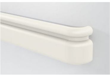 Nástenné madlo Handrail 3110 – PVC farba štandard podľa vzorkovníka, 159 mm × 3,66 m, vrátane 7 nástenných konzol Nástenné madlo Handrail 3110 – PVC farba štandard podľa vzorkovníka, 159 mm × 3,66 m, vrátane 7 nástenných konzol