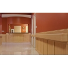 Nástenné madlo Handrail 800 – PVC-u, farba štandard podľa vzorkovníka, 140 mm × 3,66 m, vrátane 7 nástenných konzol