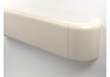 Nástenné madlo Handrail 800 – PVC farba štandard podľa vzorkovníka, 140 mm × 3,66 m, vrátane 7 nástenných konzol Nástenné madlo Handrail 800 – PVC farba štandard podľa vzorkovníka, 140 mm × 3,66 m, vrátane 7 nástenných konzol