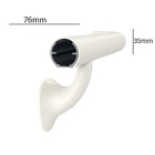 Nástenné madlo Handrail 910 – PVC-u, farba štandard podľa vzorkovníka, 35 mm × 3,66 m, vrátane 7 nástenných konzol