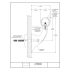 Nástenné madlo Handrail 910 – PVC-u, farba štandard podľa vzorkovníka, 35 mm × 3,66 m, vrátane 7 nástenných konzol