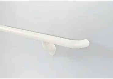 Nástenné madlo Handrail 910 – PVC farba štandard podľa vzorkovníka, 35 mm × 3,66 m, vrátane 7 nástenných konzol