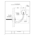 Nástenné madlo Handrail 940 – PVC-u, farba štandard podľa vzorkovníka, 40 mm × 3,66 m, vrátane 7 nástenných konzol