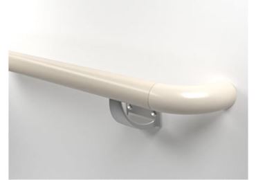 Nástenné madlo Handrail 940 – PVC farba štandard podľa vzorkovníka, 40 mm × 3,66 m, vrátane 7 nástenných konzol Nástenné madlo Handrail 940 – PVC farba štandard podľa vzorkovníka, 40 mm × 3,66 m, vrátane 7 nástenných konzol