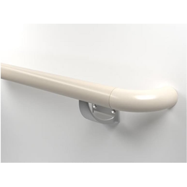 Nástenné madlo Handrail 940 – PVC farba štandard podľa vzorkovníka, 40 mm × 3,66 m, vrátane 7 nástenných konzol