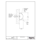 Nástenný nárazník, nástenné zvodidlo Chair Rail 2500 – PVC-u, farba štandard podľa vzorkovníka, 51 mm × 3,66 m