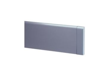 Nástenný nárazník, nástenné zvodidlo High Impoact Wall Base – PVC, farba štandard podľa vzorkovníka, 2440×103 mm