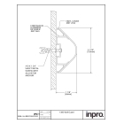 Nástenný nárazník, nástenné zvodidlo Wall Guard 1300 – PVC-u, farba štandard podľa vzorkovníka, 103 mm × 3,66 m