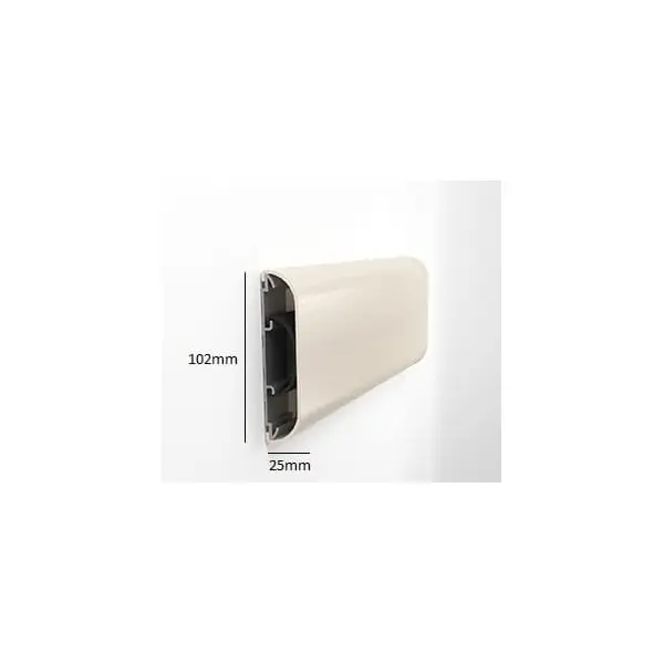 Nástenný nárazník, nástenné zvodidlo Wall Guard 1400 – PVC-u, farba štandard podľa vzorkovníka, 102 mm × 3,66 m
