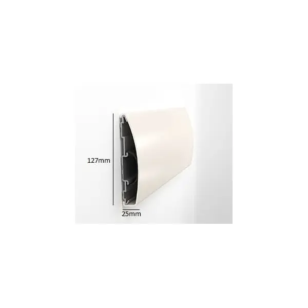 Nástenný nárazník, nástenné zvodidlo Wall Guard 1500 – PVC-u, farba štandard podľa vzorkovníka, 127 mm × 3,66 m
