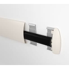 Nástenný nárazník, nástenné zvodidlo Wall Guard 1500 – PVC-u, farba štandard podľa vzorkovníka, 127 mm × 3,66 m