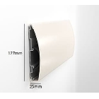 Nástenný nárazník, nástenné zvodidlo Wall Guard 1500 – PVC-u, farba štandard podľa vzorkovníka, 127 mm × 3,66 m